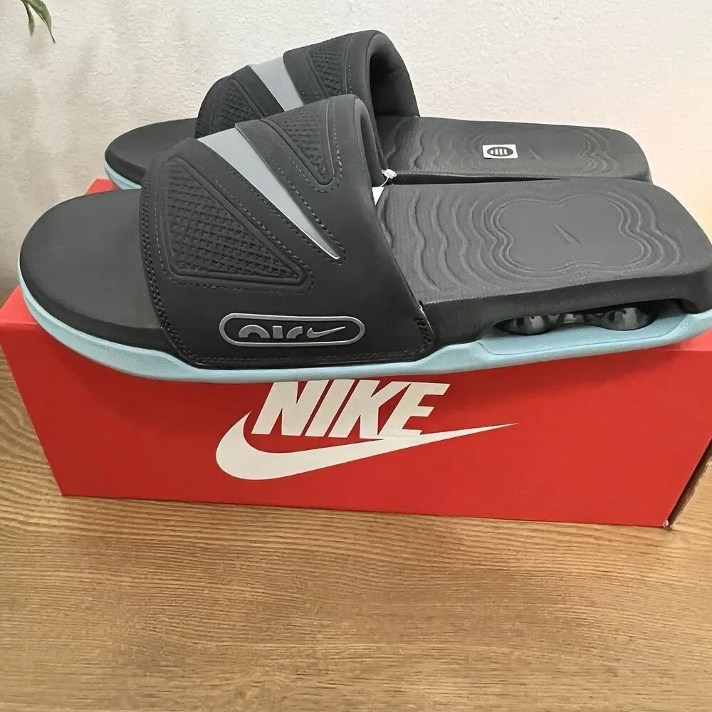 Nike Air Max Cirro Slides Sandals Smoke Grey DC1460 014 Men's Size 13